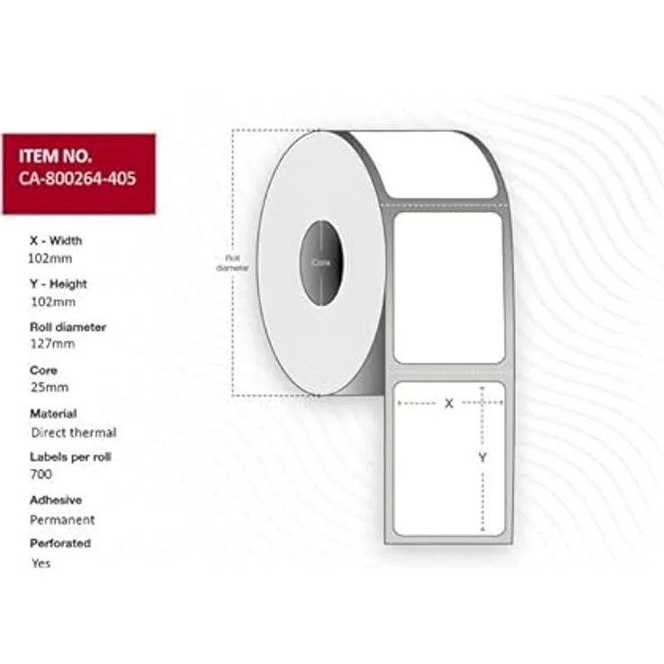 Capture Label Adressrollen 102 x 102 mm, Core