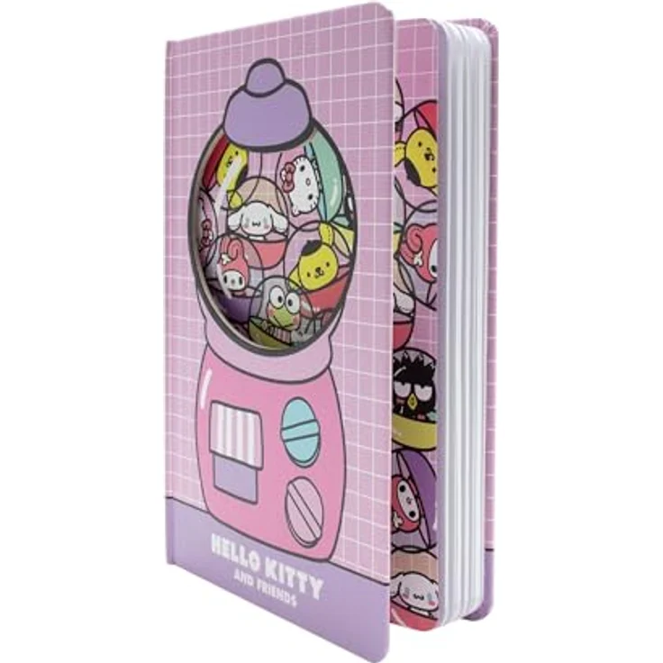 BlueSkyStudios Sanrio Notizbuch Hello Kitty A5, farbiges Sammelnotizbuch mit hochwertigem Design – Bild 2