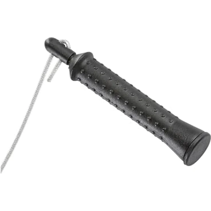 Sport-Thieme Boxer-Springseil mit Zusatzgewichten, verstellbare Länge 250 cm, bruchsicheres Stahlseil für Boxen, Crossfit, Fitness-Training, Schwarz – Bild 3