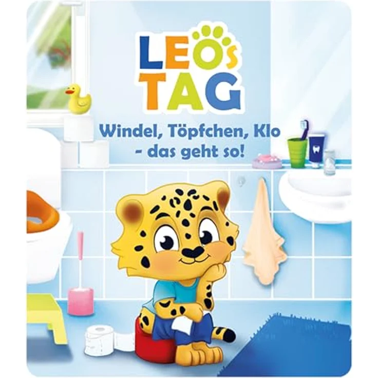 tonies Hörfiguren für Toniebox, Leos Tag – Windel, Töpfchen, Klo – das geht so!, Hörspiel mit Liedern für Kinder ab 3 Jahren, Spielzeit ca. 50 Minuten – Bild 4