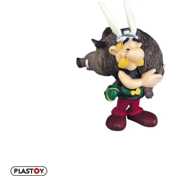 Plastoy SAS PLA60545 - Sammelfiguren, Figur Asterix mit Wildschwein – Bild 2