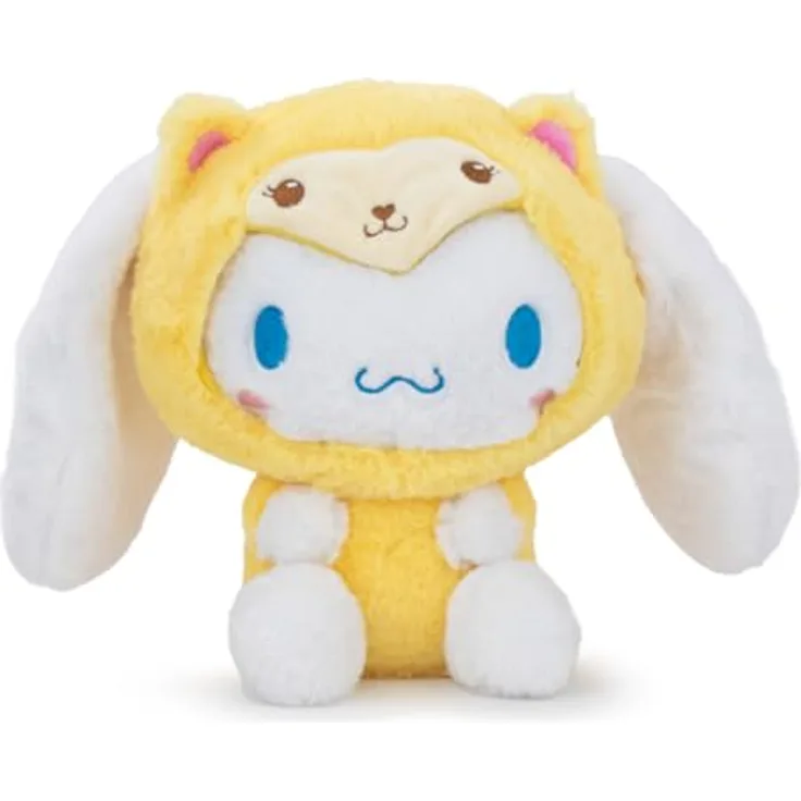 Play by Play Cinnamoroll Plüschtier, 22 cm, offiziell lizenziertes Kuscheltier, Katze