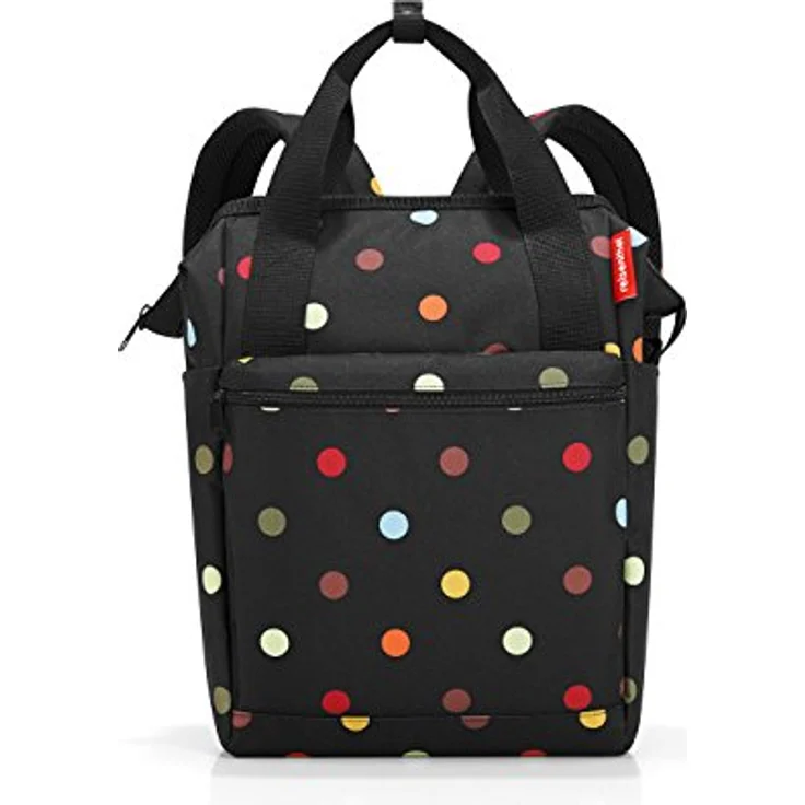 reisenthel allrounder R Rucksack Tasche 25 x 40 x 17 cm / 12 l/Polyester dots – Bild 1