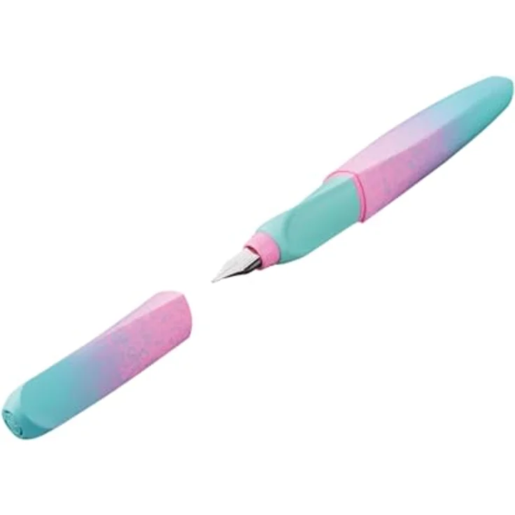 Pelikan Twist Füllhalter Color Edition, Ergonomischer Schulfüller für Rechts- & Linkshänder mit rutschfester Griffzone, modernes Design – Bild 1