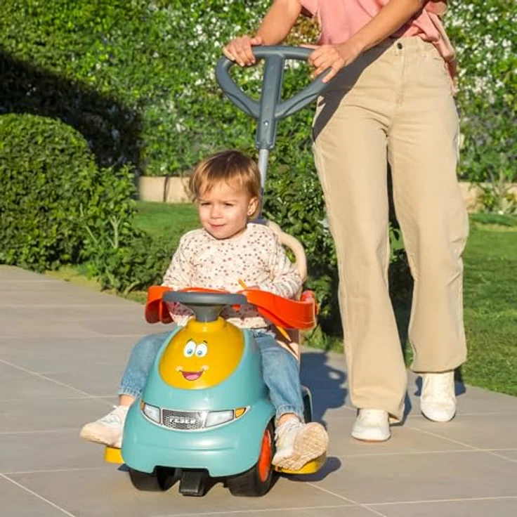 Feber Motofeber Casual 3 in 1 Push N'Go, Schiebe-Laufrad und Lauflernhilfe mit höhenverstellbarem Griff in 3 Positionen, ergonomischer Fußstütze, ideal für Kinder von 12 bis 36 Monaten, 66 x 56,5 x 47 cm, 6 kg, Famosa (FED31000) – Bild 5