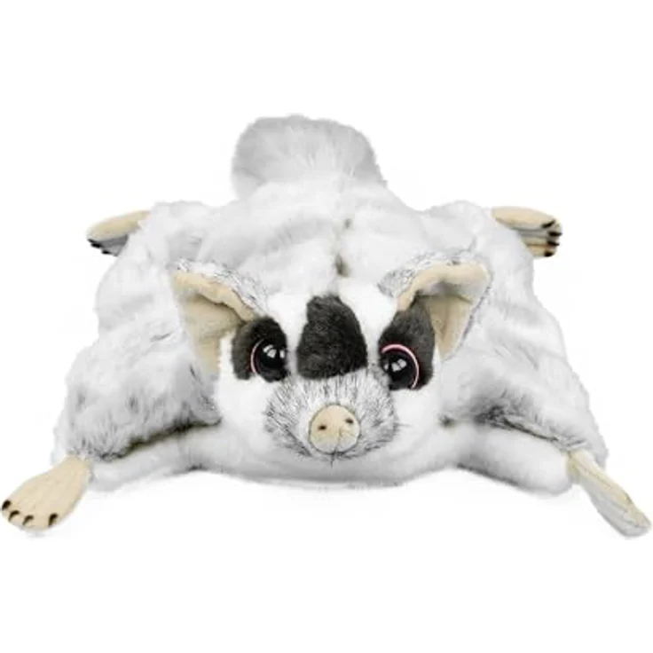 Teddys Rothenburg Kuscheltier Flughörnchen grau/weiß/schwarz 30 cm Plüschtier mit kuschelweichem Plüsch – Bild 2
