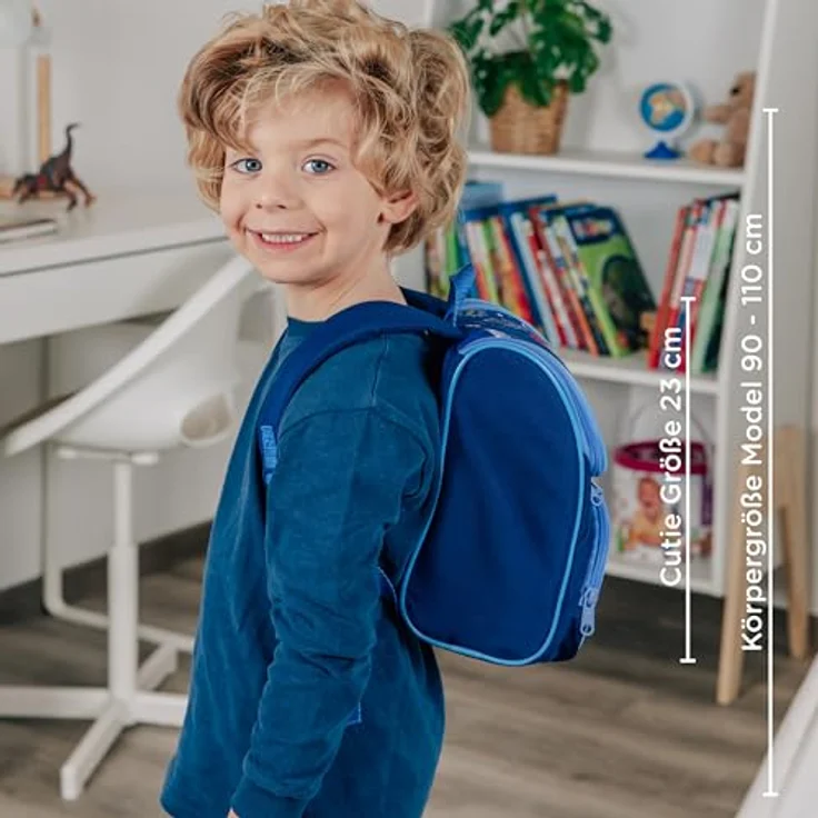 Scooli Vorschulranzen Cutie, Avengers, 6,5 l Volumen, gepolstertes Rückenbett, abnehmbarer Brustgurt – Bild 6