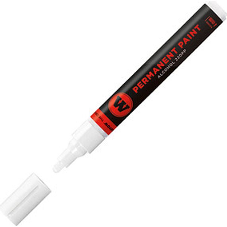MOLOTOW Permanentmarker weiß 4,0 mm, robust, schnell trocknend, für alle Oberflächen