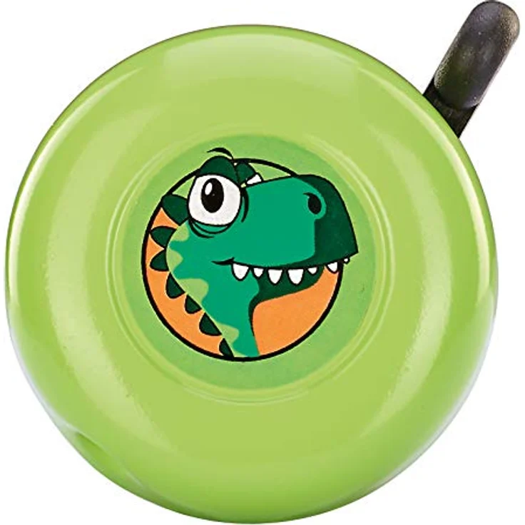 Prophete Kinderrad-Klingel, Jugend Kinderrad-Glocke, grün mit Dino-Motiv, für Mädchen und Jungen - Preisvergleich – Bild 2