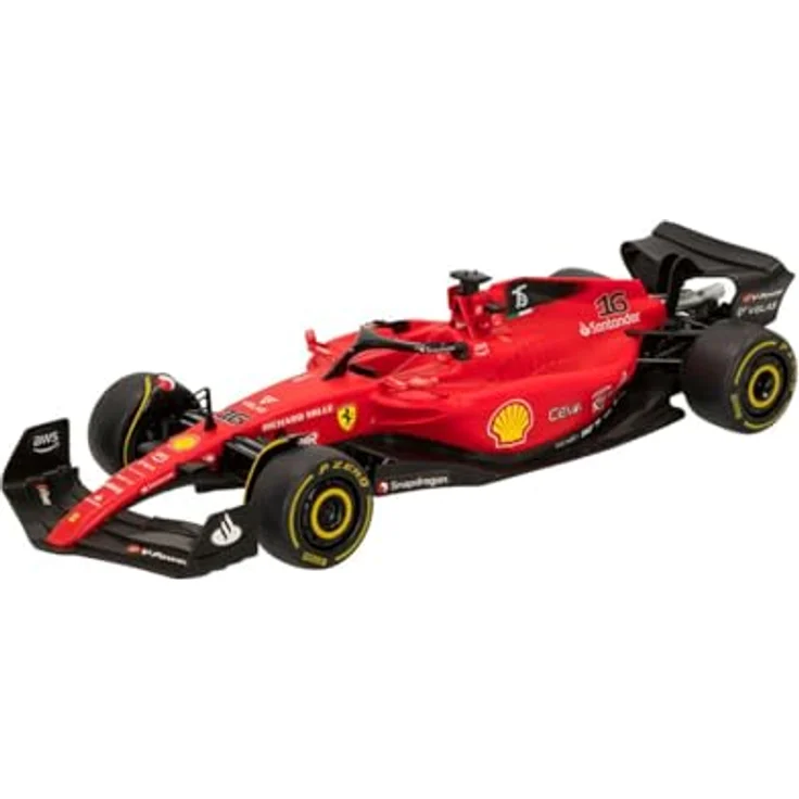 Woomax Fahrzeug Fernsteuerung 1:18, Ferrari F1 75 RC Modell, 2,4 GHz Technologie, für Kinder ab 6 Jahren – Bild 1