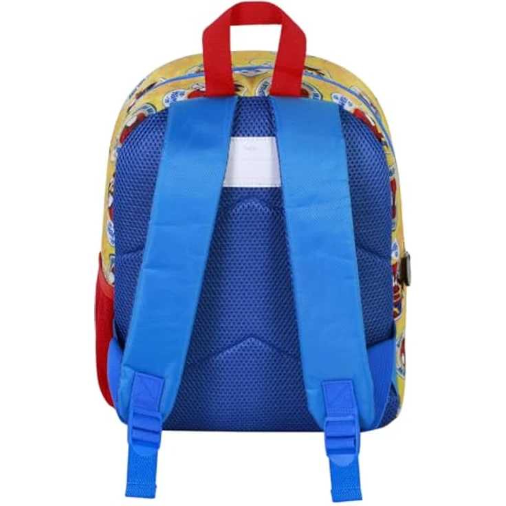 Marvel Spiderman Team-up-Elite 3D Rucksack, Gelb, Vorschulrucksack mit gepolstertem Rücken, 26 x 31 cm, Kapazität 8 L – Bild 3