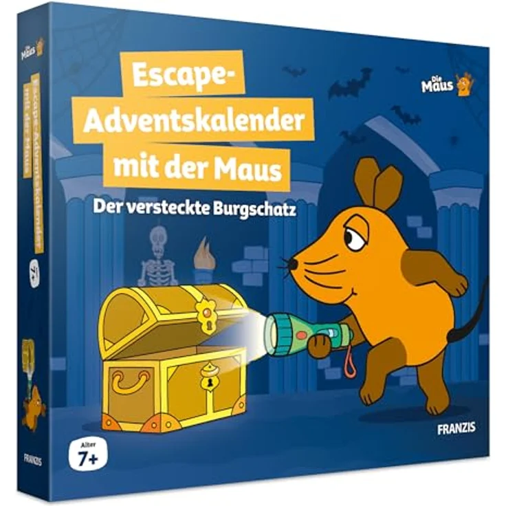 FRANZIS 67211 - Die Maus Escape-Adventskalender mit der Maus, Rätselspaß für kluge Maus-Fans ab 7 Jahren – Bild 2