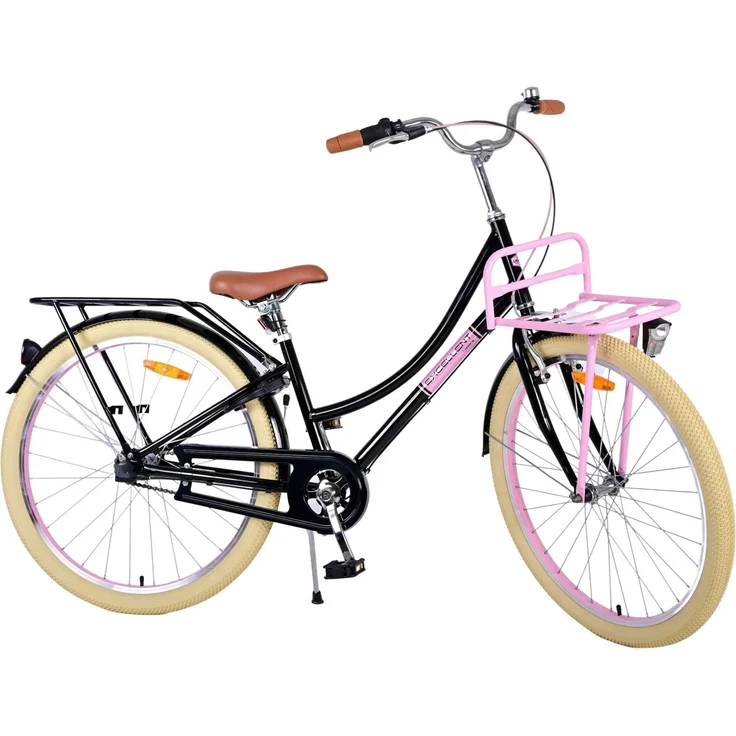 Volare Kinderfahrrad Excellent 26 Zoll für Mädchen, Schwarz, mit Shimano Nexus 3 Schaltung