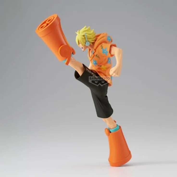 Banpresto One Piece - Sanji Vinsmoke Battle Record Collection, limitierte PVC-Statikfigur, hochwertig und offiziell lizenziert – Bild 4