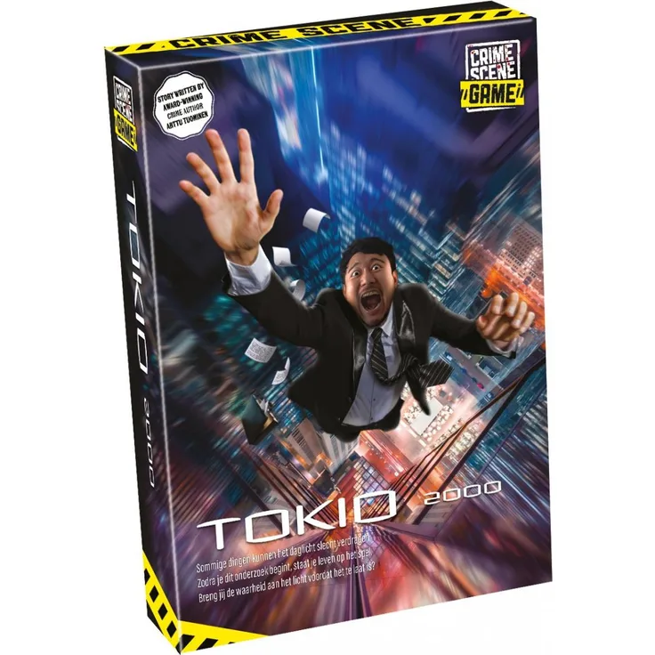 Tactic Gamestorm Crime Scene Tokio 2000, Brettspiel für 2-5 Detektive, 18 Jahre+, 120 Minuten Spielzeit, von Arttu Tuominen