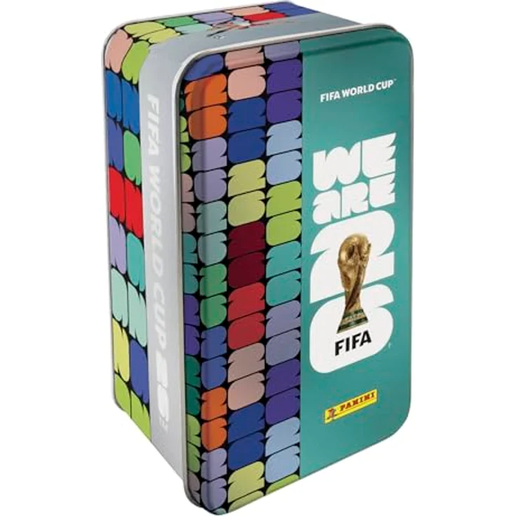 Panini FIFA WM 2026 Mega-Dose, 16 Sticker-Tüten mit 2 DFB Special Stickern, praktische Metall-Aufbewahrung – Bild 12
