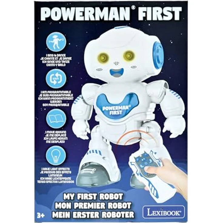 Lexibook POWERMAN FIRST, Programmierbarer Lernroboter mit Tanz, Musik und Fernbedienung, interaktiv, Französisch – Bild 6