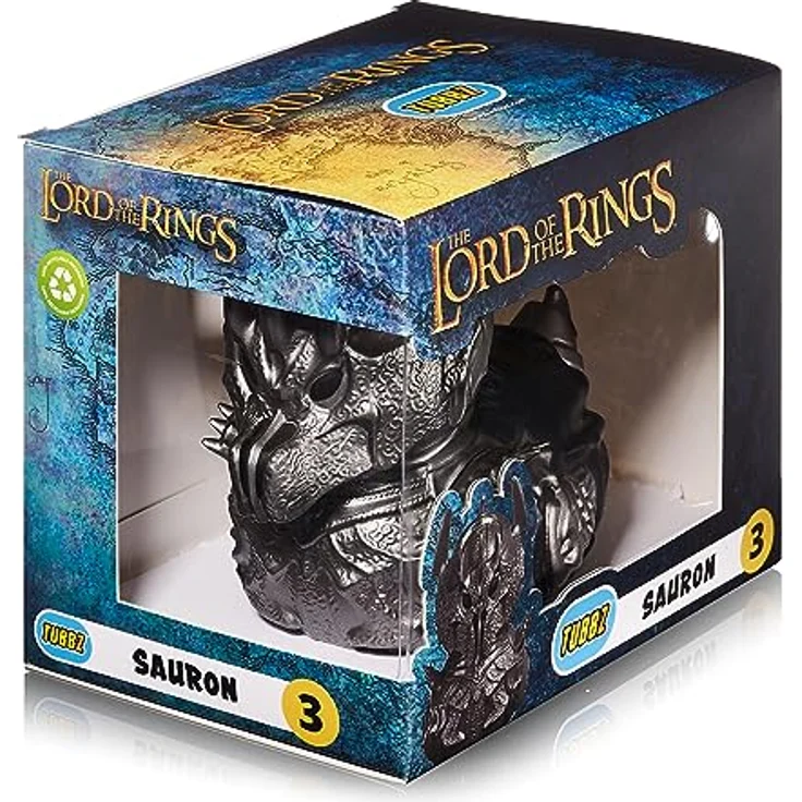 TUBBZ Box-Ausgabe Sauron, Sammler-Vinyl-Gummiente Figur, offizielles Der Herr der Ringe Merchandise, 9 cm groß – Bild 2