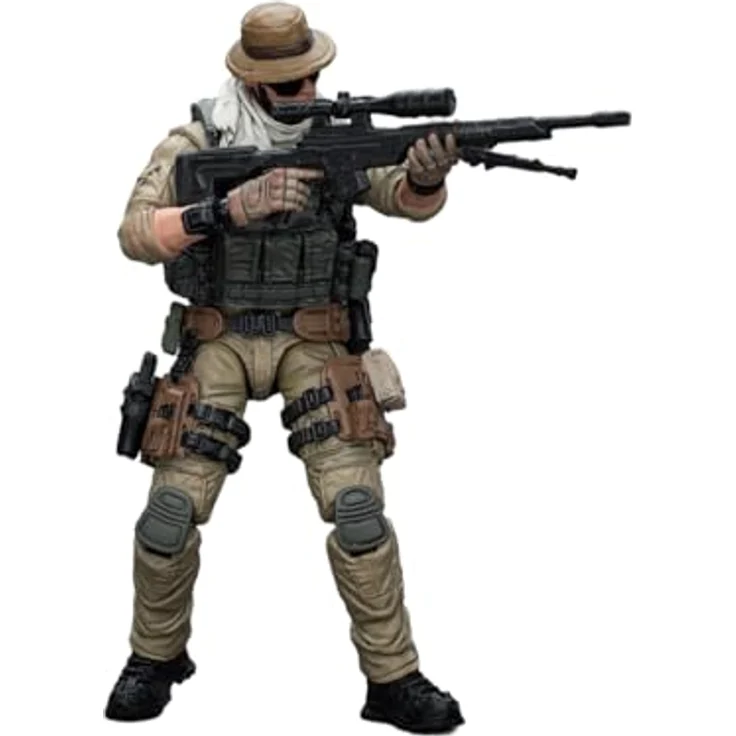 Joy Toy Hardcore Coldplay Actionfigur 1/18 U.S. Army Delta Assault Squad Sniper, beweglich, 11 cm, Zubehör enthalten – Bild 5
