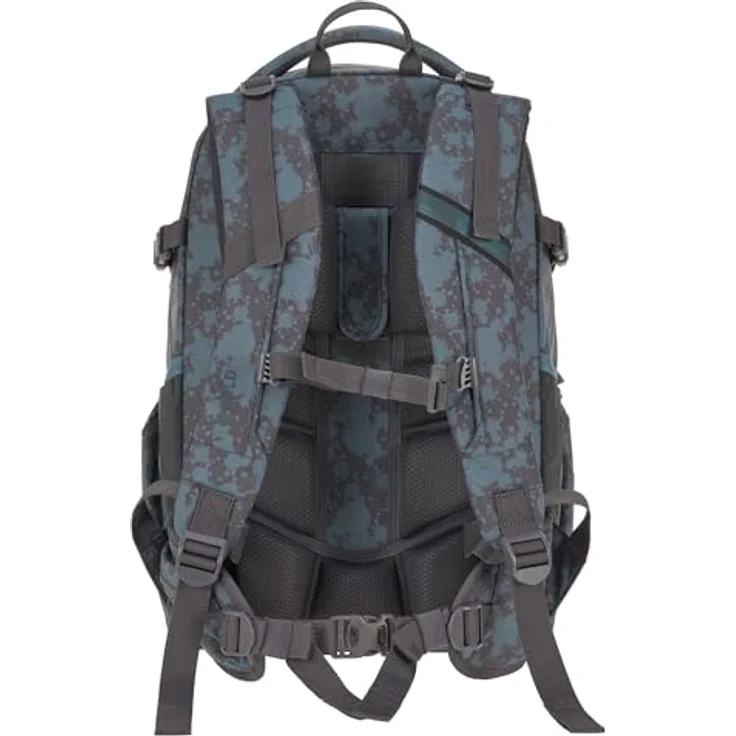 LÄSSIG BOLD Lässig Schulrucksack Bold Spots Blue, ergonomisch, höhenverstellbares Rückenteil, 30 l Volumen, mit Reflektoren, schmutz- und wasserabweisend, aus 100% recyceltem Polyester – Bild 2