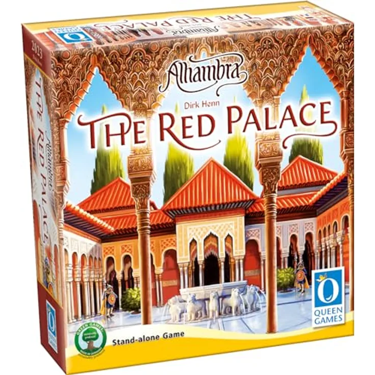 Carletto Alhambra The Red Palace.107737, Brettspiel mit neuen Spielmechaniken und kompatibel mit Alhambra Erweiterungen