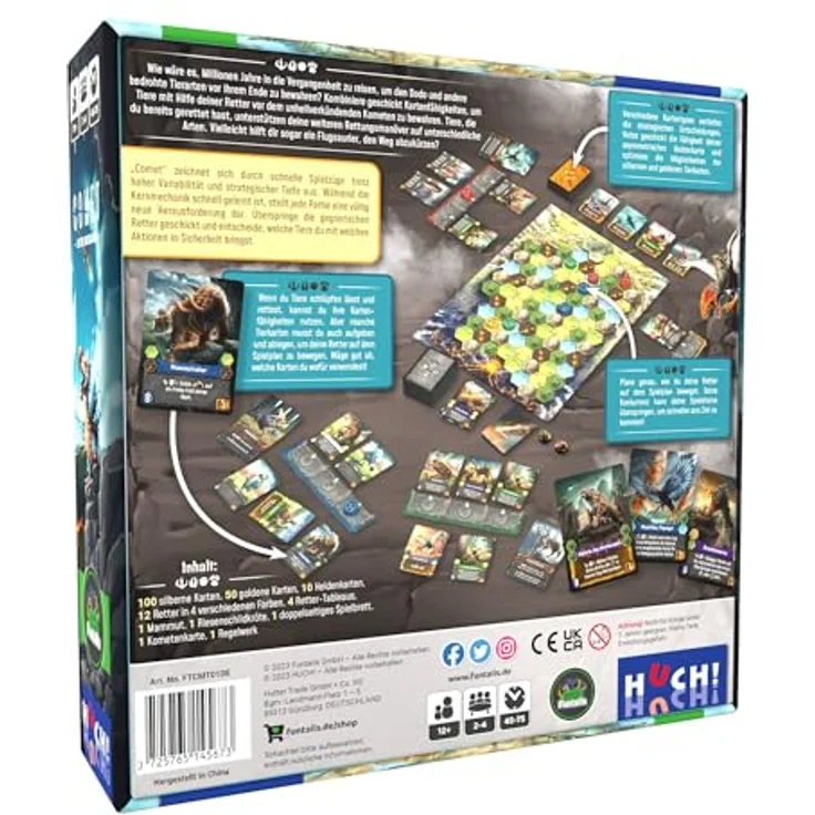 Funtails Comet - Funtails Brettspiel von Peter Prinz, kompetitiver Engine-Builder mit einzigartigem Ressourcenkonzept – Bild 4