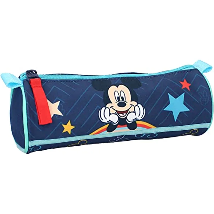Disney Mickey Mouse Federmäppchen, praktisches Etui für Stifte und Bleistifte, 21 cm x 7 cm x 7 cm, ikonisches Design für Schulalltag