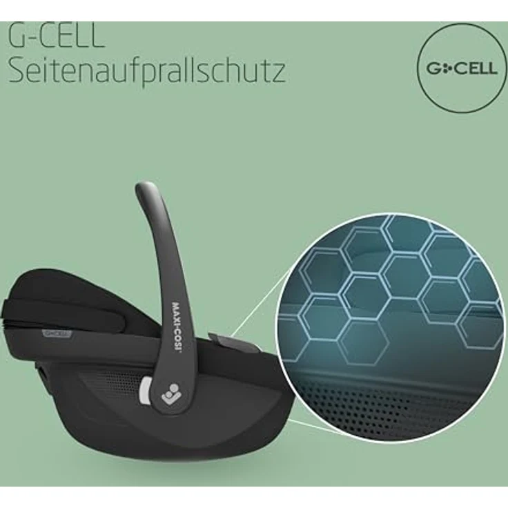 Maxi-Cosi Babyschale Pebble S i-Size - Tonal Black, Baby Autositz bis 12 kg, ab Geburt - 15 Monate (40 cm - 83 cm), nur 3,4 kg leicht – Bild 5