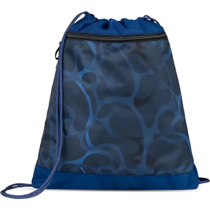 Belmil Schulranzen "Compact mit Patch" 2026, 4-tlg. Set mit Magnetschloss, 19 Liter Volumen, für Jungen, Wassertiere, ergonomisch und leicht – Bild 11