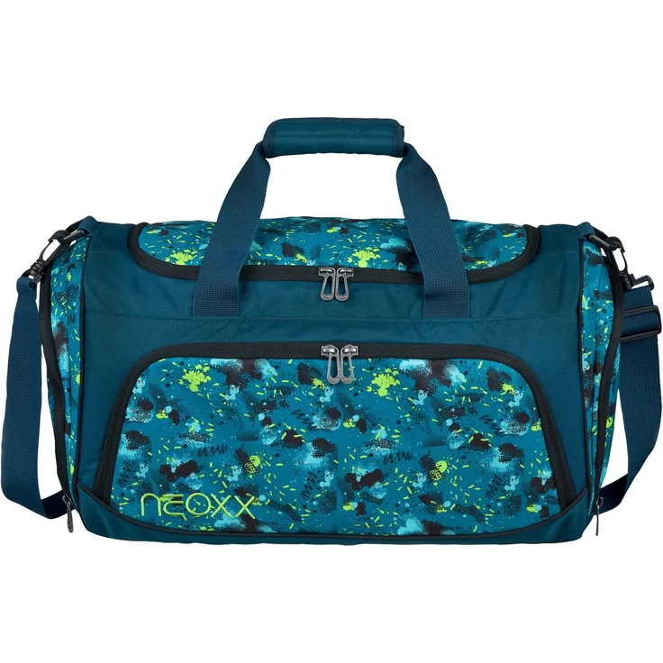 neoxx Sporttasche Move, Petrol Extreme, teilweise aus recyceltem Material, mit Schuhfach und 100% recyceltem Innenfutter – Bild 1