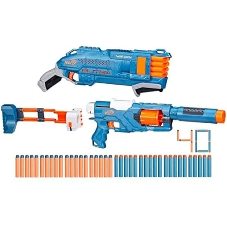 Hasbro Double Defense Pack, Blaster Set mit 2 Nerf Elite 2.0 Blastern und 40 Darts – Bild 3