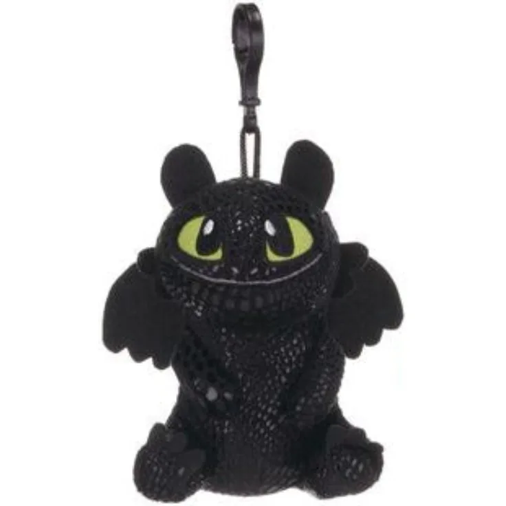 Tinisu Drachenzähmen leicht gemacht Kuscheltier - 10 cm Plüschtier Anhänger Hakenzahn, detailgetreu verarbeitet aus weichem Stoff