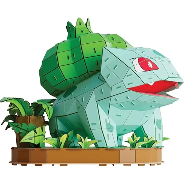 Spinmaster 3D-Puzzle 4D Build - Pokémon Bisasam, detailreicher 3D-Modellbausatz mit 195 stabilen Ausstanz-Teilen, 29 x 24 x 24 cm, empfohlen ab 12 Jahren – Bild 7
