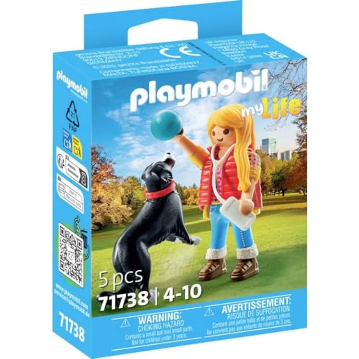 Playmobil® 71738 - Frau mit Sennenhund - Spielset mit MP3-Player und Ball, Playmobil® my Life – Bild 1