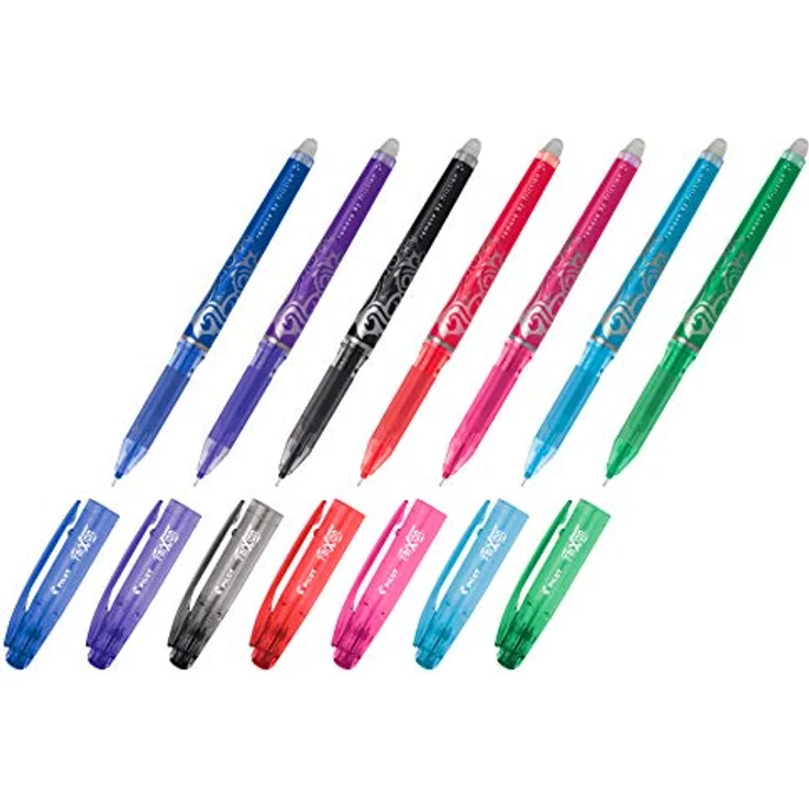 Pilot FriXion Point Marker, 12er Set Schreibstifte mit löschbarer Tinte, grün, feine Strichbreite 0,25 mm – Bild 1