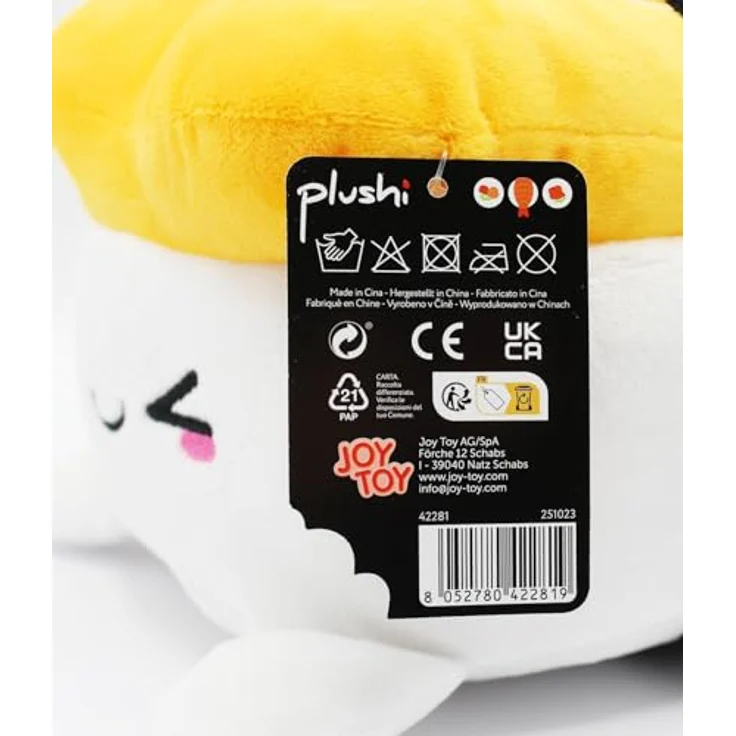 Joy Toy Plushi Plüschfigur Nigiri mit Ei, 20 cm, mehrfarbig, aus dem Yummis-Universum, ab 14 Jahren – Bild 7