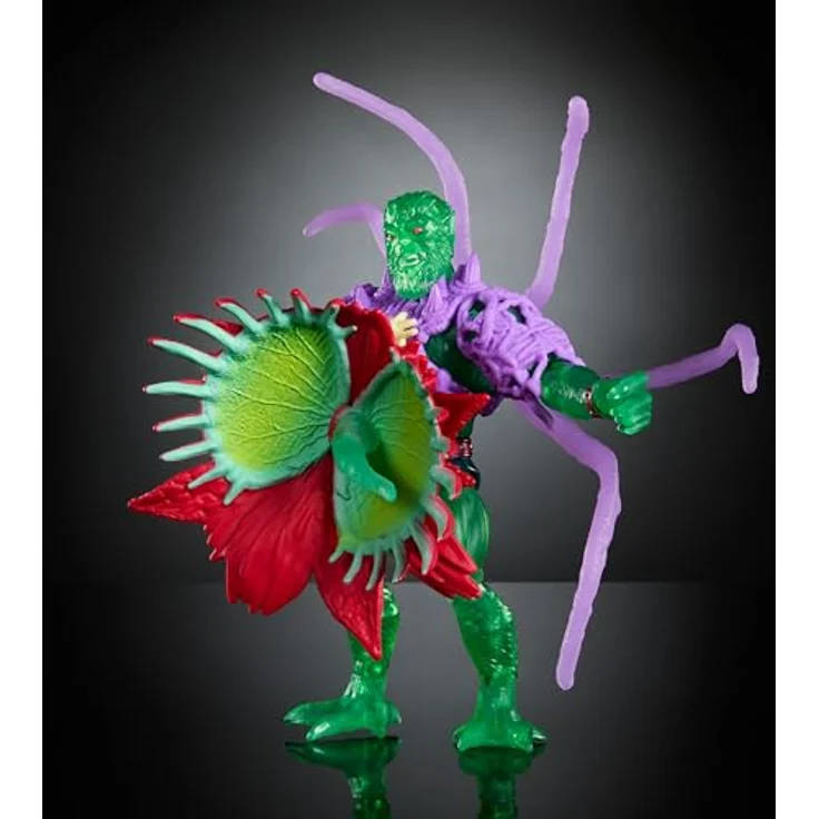 Masters of the Universe Motu x TMNT: Turtles of Grayskull Deluxe Moss Man Figurine, 14 cm, Sammelfigur mit ikonischen Waffen und Zubehör – Bild 4