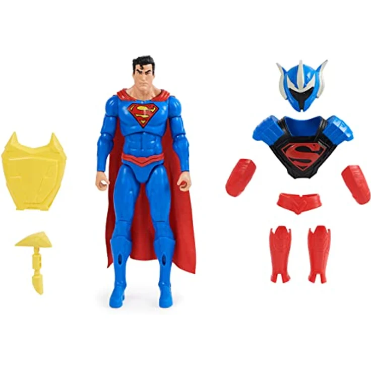 Spin Master Superman Man of Steel Action-Figur, 30 cm, voll bewegliche Figur mit 9 Ausrüstungsteilen für spannendes Rollenspiel, Spielzeug für Kinder ab 4 Jahren – Bild 2