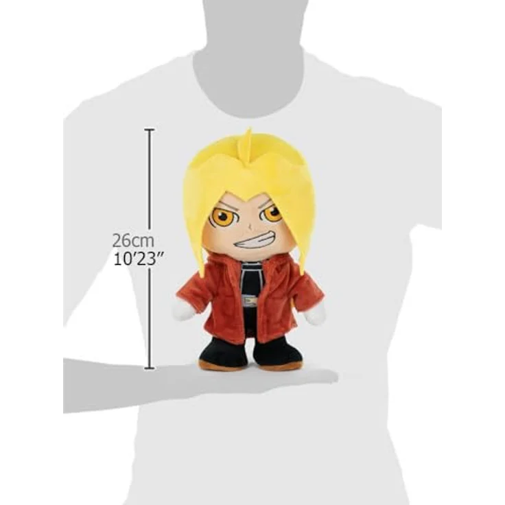 BARRADO Fullmetal Alchemist Kuscheltier Edward, 26 cm, super soft und offizielles Merchandise – Bild 4