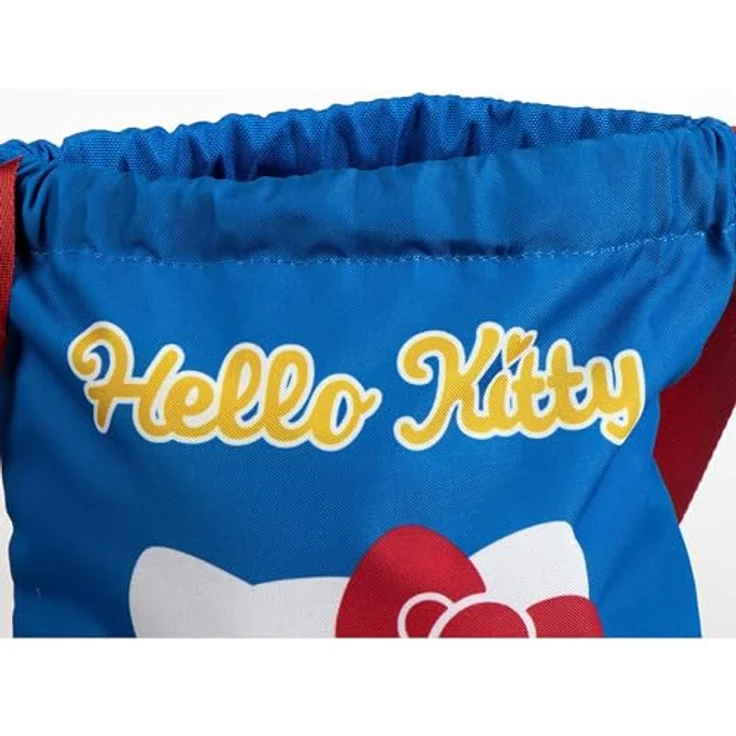 Cerda Turnbeutel Hello Kitty, leichter Polyester-Sportbeutel mit Rückengurten, ideal für Sport, Schule und Freizeit – Bild 5