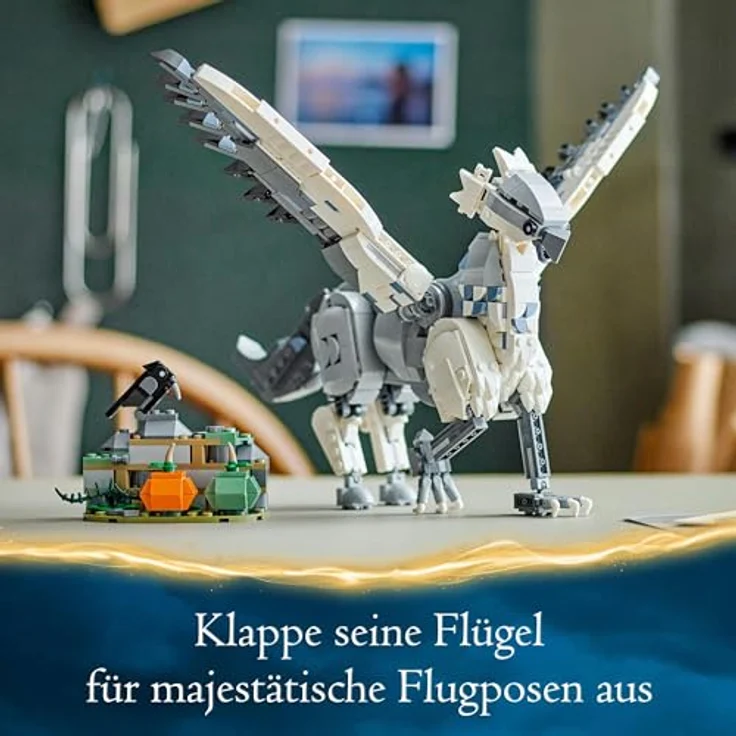 LEGO Harry Potter Hippogreif Seidenschnabel, Fabelwesen-Spielzeug zum Sammeln, kreatives Spielset für Kinder, Geschenk für Jungen, Mädchen und alle Fans 76427, magisches Fabelwesen LEGO Figur – Bild 3