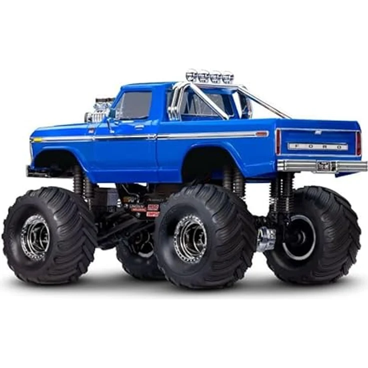 Traxxas TRX-4MT Ford F150 Monstertruck 4x4 1:18 RTR Blau, High Trail Edition, Terra Groove-Reifen, Servo mit Metallgetriebe – Bild 2