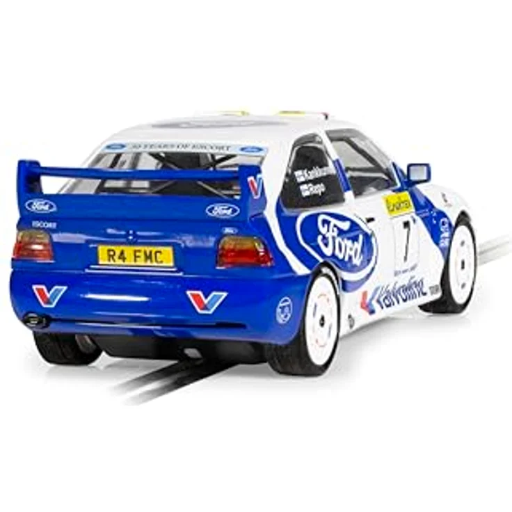 Scalextric C4513 Ford Escort WRC, Spielzeug-Schlitzauto mit Magnatraction, Rallye Monte Carlo 1998, robustes Design für Rennstrecken, Geschenkidee für Kinder – Bild 3