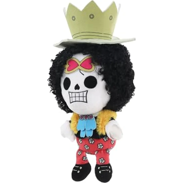 "Sakami Merchandise Plüschfigur One Piece Plüschfigur Brook 25 cm, Offiziell lizenziert, hochwertig, 100% Polyester, 25 cm" – Bild 3