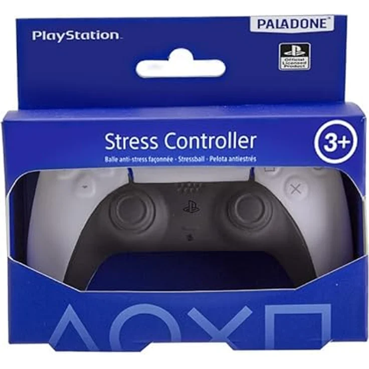 Paladone PP9404PS Playstation Stressball | Fingertraining & Stressabbau Spielzeug | Geschenk für Gamer für Zuhause oder Büro, weiß, S – Bild 6
