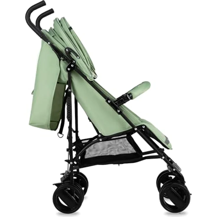 MoMi Kinder-Buggy Akira, Leicht & kompakt faltbar bis 15 kg, inkl. Zubehör, Schwarz – Bild 17