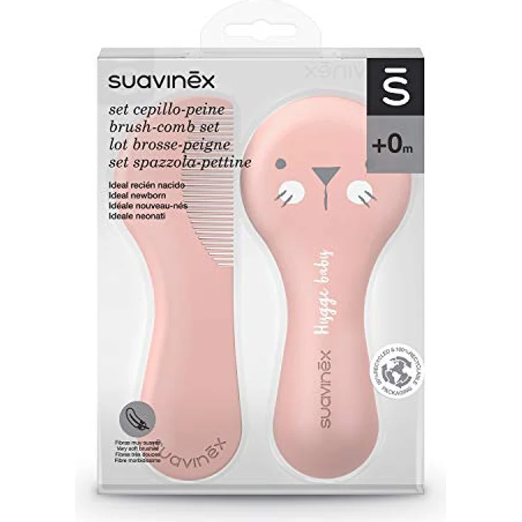 Suavinex 3162383 Bürste-Kamm, rosa – Bild 3