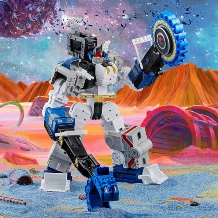 Transformers Spielzeug Generations Legacy Series Titan Cybertron Universe Metroplex Action-Figur ab 15 Jahren, 55,5 cm, F2986, Multi – Bild 10