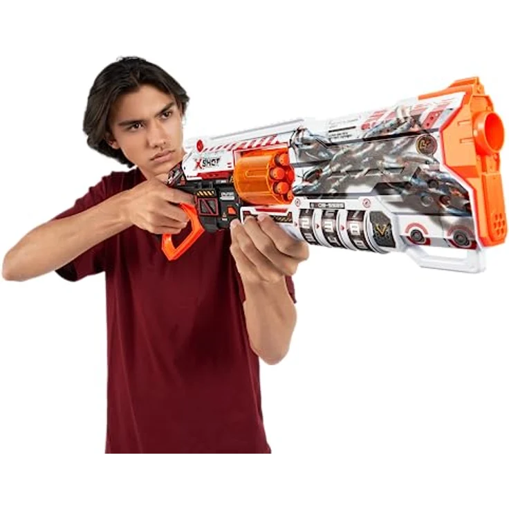 X-Shot Skins Lock Blaster mit QR-Code zum Entriegeln und 16 Darts von ZURU – Bild 5