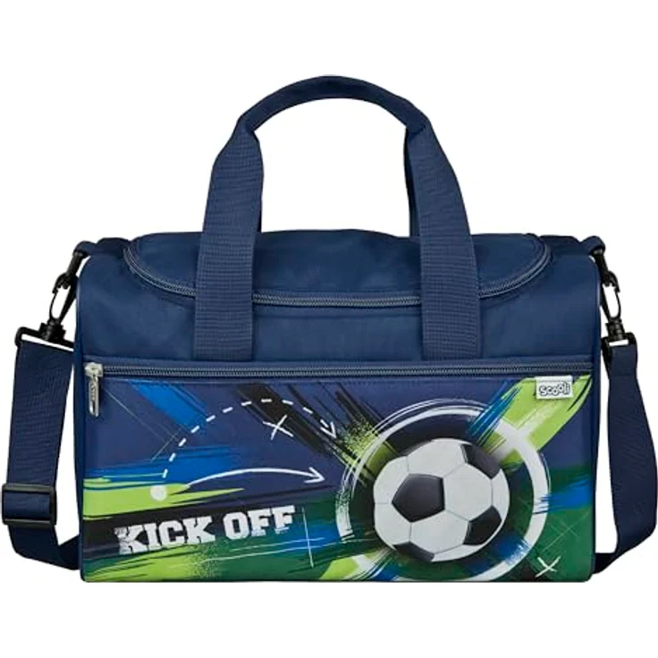 Scooli Sporttasche, 35 cm Kindersporttasche aus 100% Polyester, blau – Bild 1